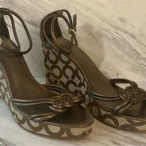 Coach Wedge Sandals